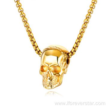 stainless steel skull pendant necklace pendants